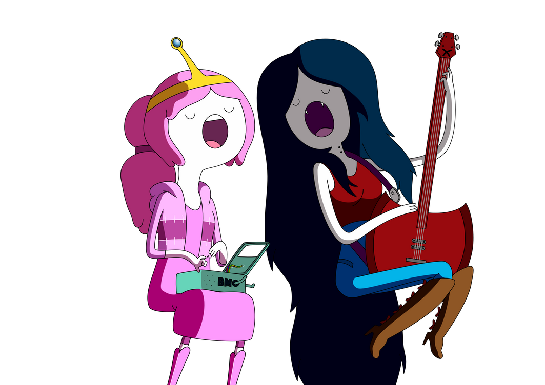 Princess Bubblegum and Marceline by nkq0rs on DeviantArt Princess Bubblegum and Marceline by nkq0rs on DeviantArt