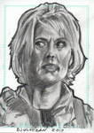 Stargate SG1 Sam Carter Sketch Card 4 by JonDjulvezan