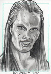 Stargate Atlantis Sketch Card Wraith Queen