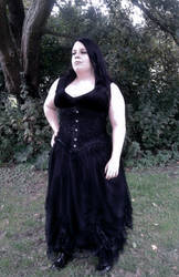 Me in a posh dress :P