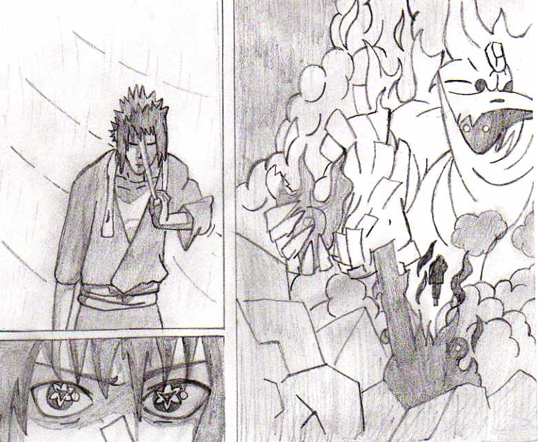Sasuke Susanoo from Manga Panel by Jamados on DeviantArt