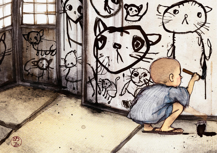 the boy who drew cats