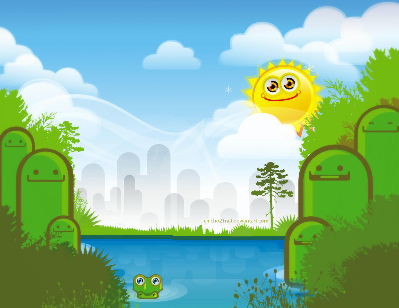 Morning View of Paradise