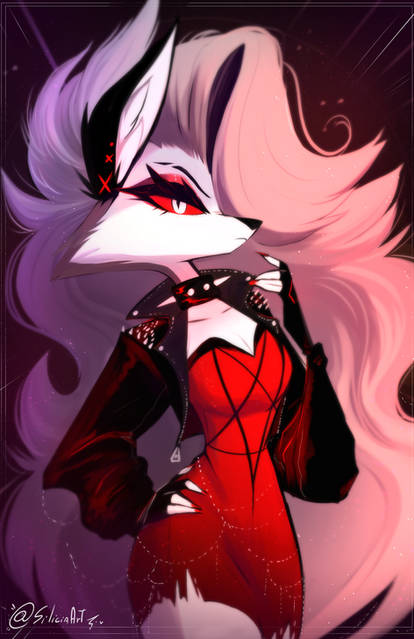 loona helluva boss red dress Loona in the red dress (art by Riux) : r/HelluvaBoss