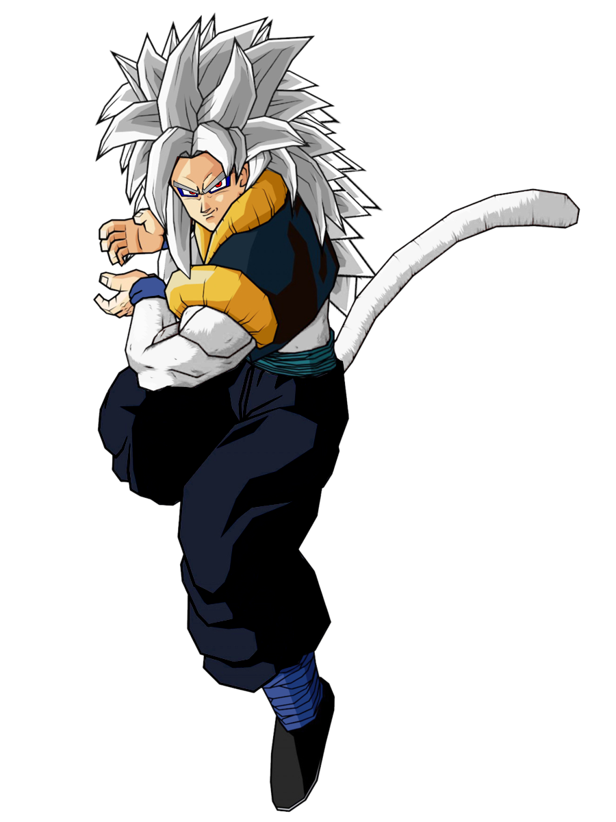 SSJ5 Xeno Goku Render by MohaSetif on DeviantArt