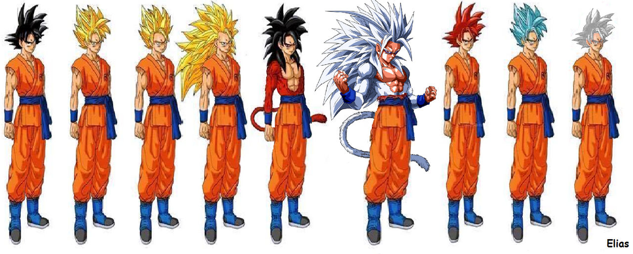 Las Fases De Goku by Elias3133 on DeviantArt