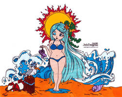 Summer Goddess - Colored