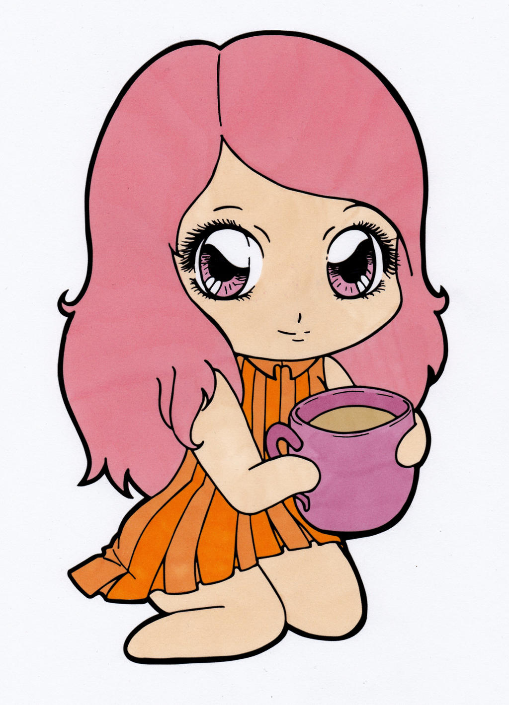 A Cup of Tea For Chibivi Colored