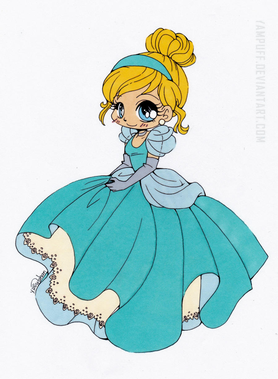 Cinderella Chibi Colored