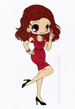Charlotte Vampire Chibi Colored