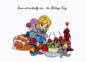 The Gluttony Fairy Colored