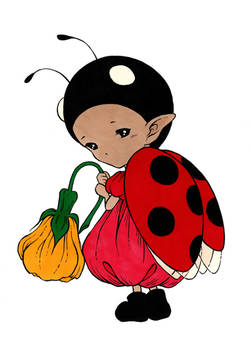 Ladybug Sprite - Colored