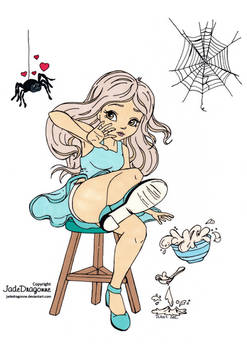 Miss Muffet - Colored