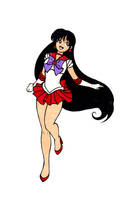 Sailor Mars Colored by Maiko-Girl