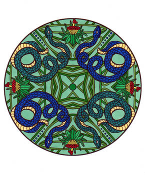 Year Of The Snake - Colored