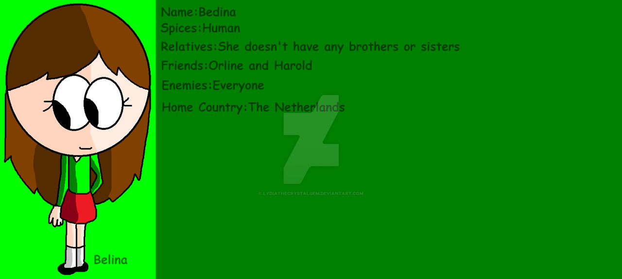 Render Refrence Bedina by Lydiathecrystalgem on DeviantArt