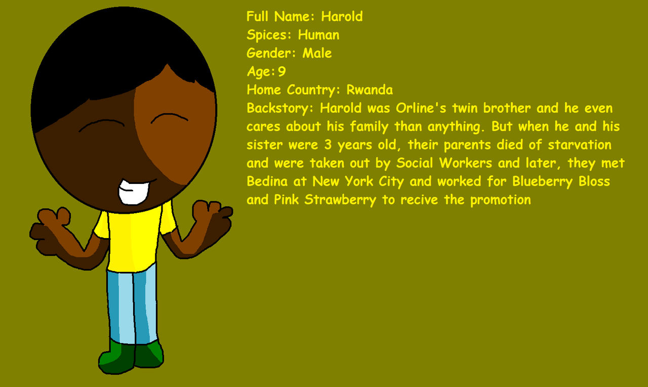 Harold by Lydiathecrystalgem on DeviantArt