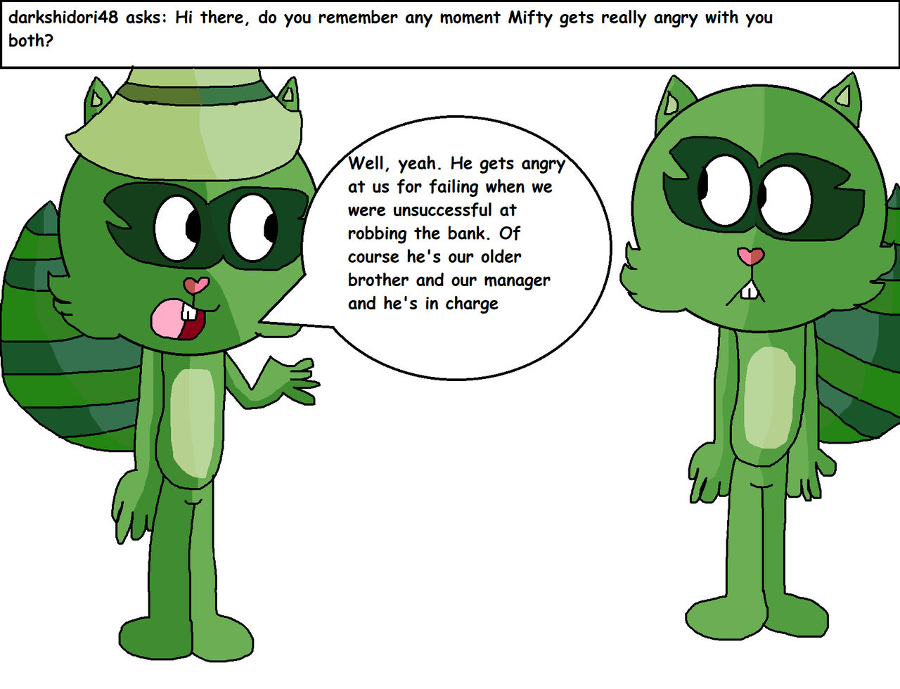 Twin Raccoons Ask The Twin Raccoon Bros #7 by Lydiathecrystalgem on DeviantArt