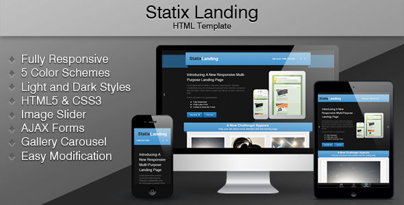 Statix - HTML Landing Page