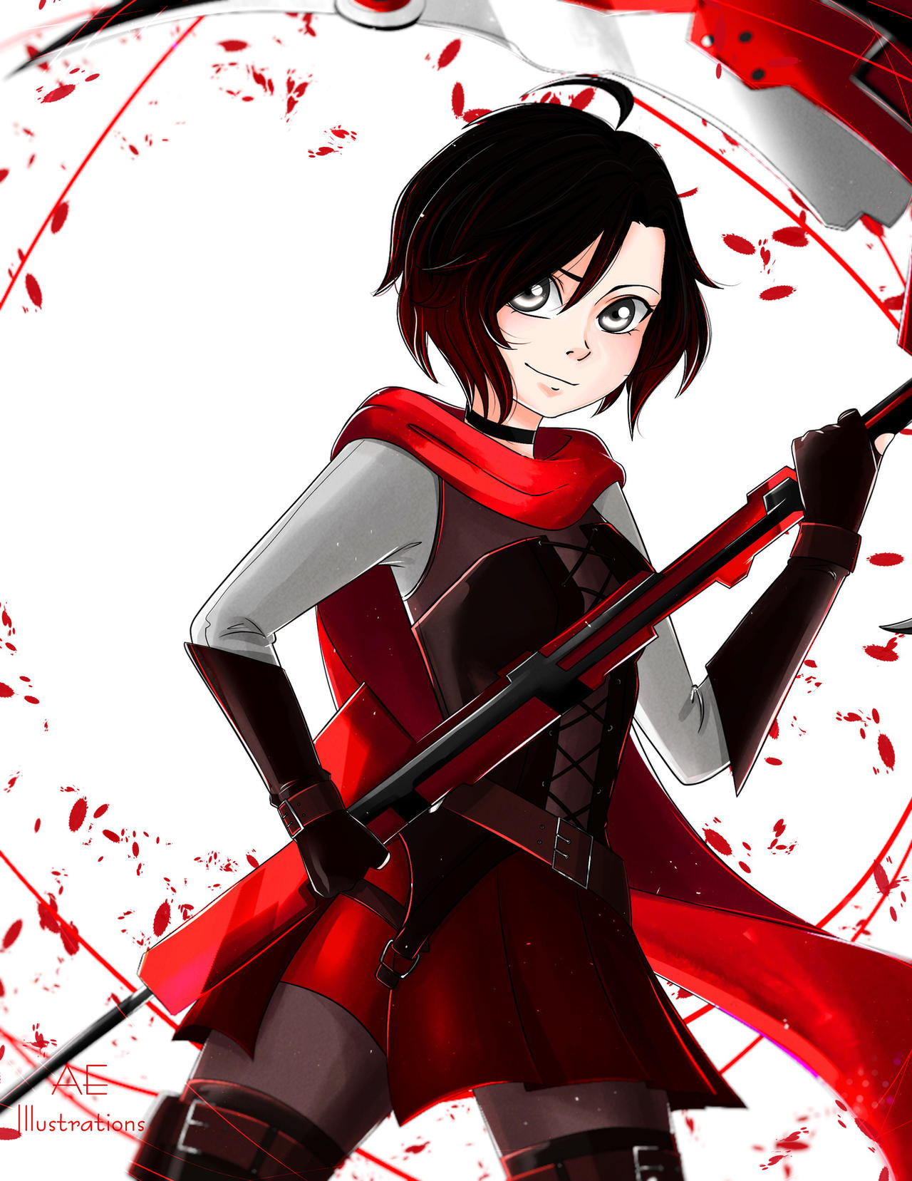 Ruby By RWBY: Ruby by PRSM-Art on DeviantArt