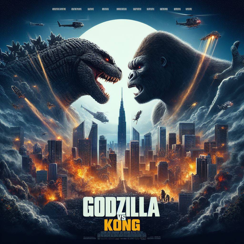Godzilla vs Kong Poster by prehistoricpark96 on DeviantArt