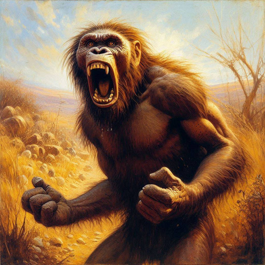 Australopithecus Images Animation Roaring Australopithecus by prehistoricpark96 on DeviantArt