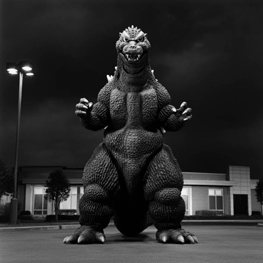 Goji in the parking lot by prehistoricpark96 on DeviantArt