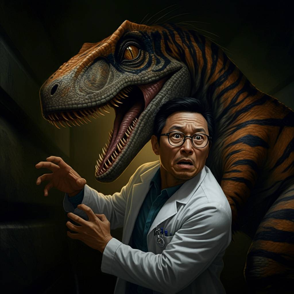 Doctor Raptor Dr. Wu and the Velociraptor (Jurassic Park Novel) by prehistoricpark96 ...