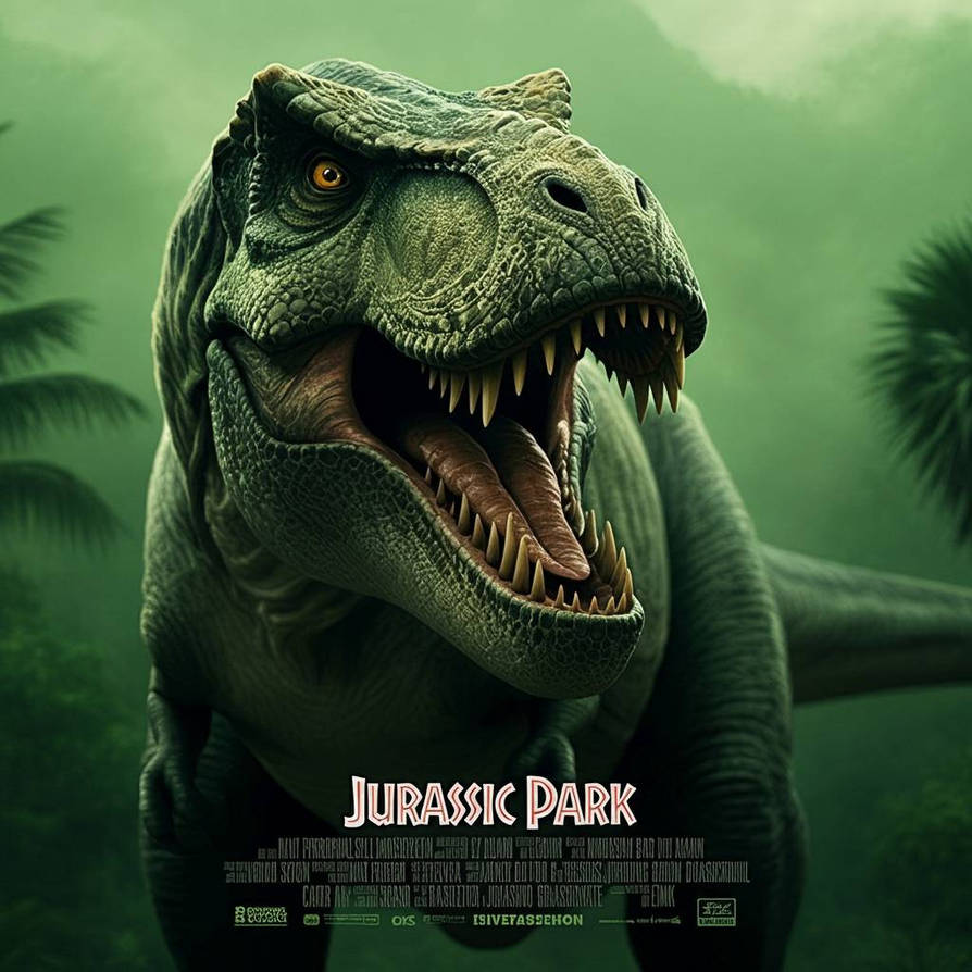 Jurassic Park Rexy Poster by prehistoricpark96 on DeviantArt