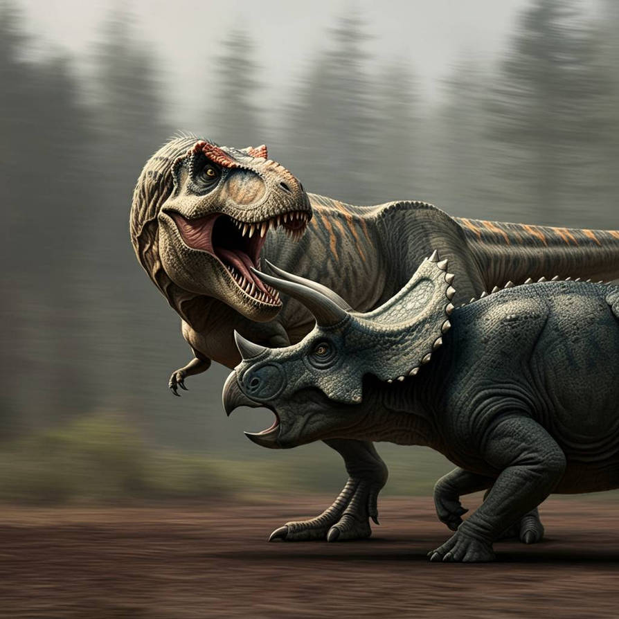 Tyrannosaurus Vs Triceratops By Prehistoricpark96 On DeviantArt tyrannosaurus-vs-triceratops-by-prehistoricpark96-on-deviantart