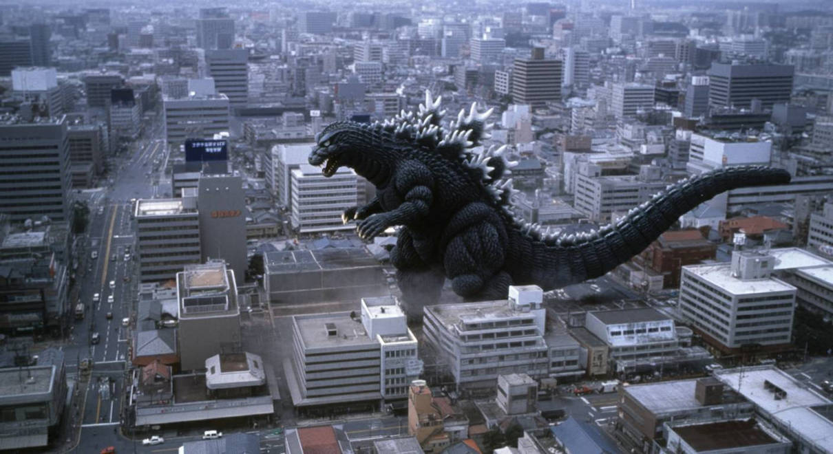Godzilla Ramp Godzilla stomps in the city by prehistoricpark96 on DeviantArt