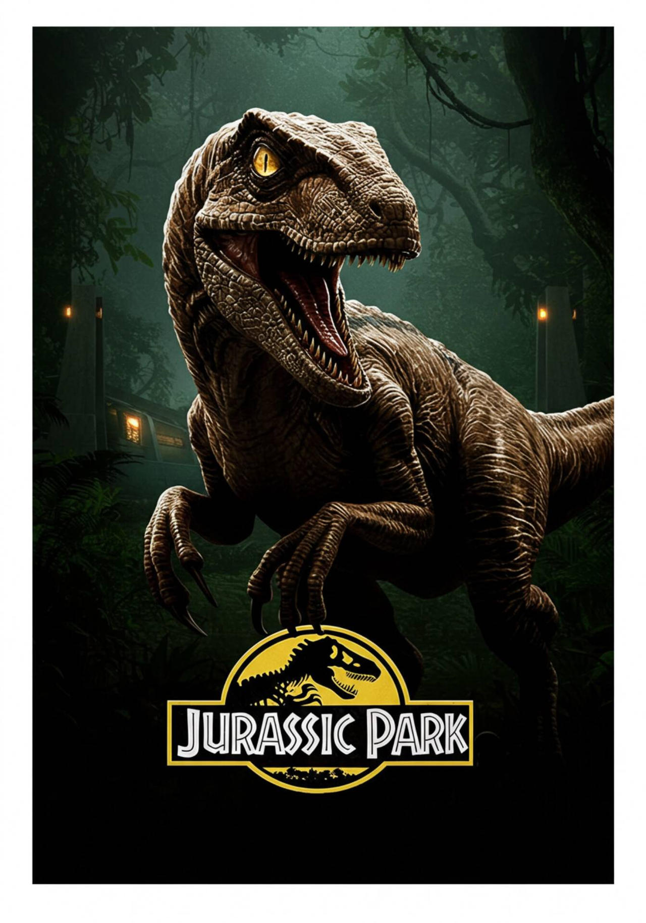 Velociraptor poster by prehistoricpark96 on DeviantArt