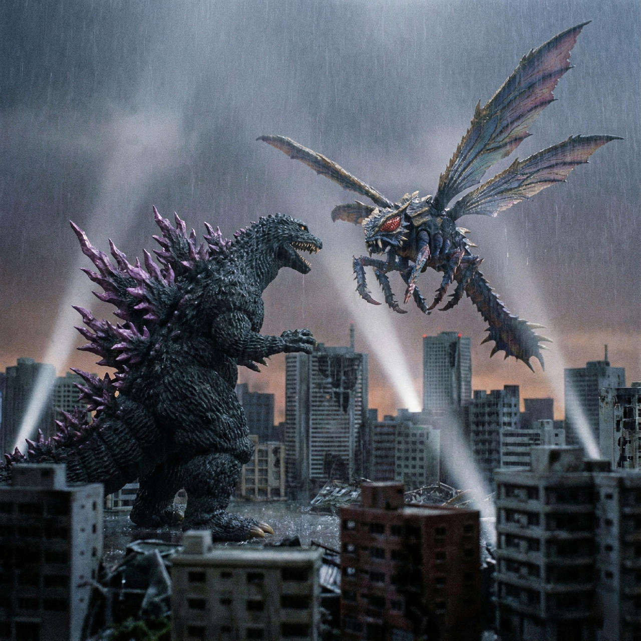 Godzilla Vs Insect Godzilla vs Megaguirus by prehistoricpark96 on DeviantArt