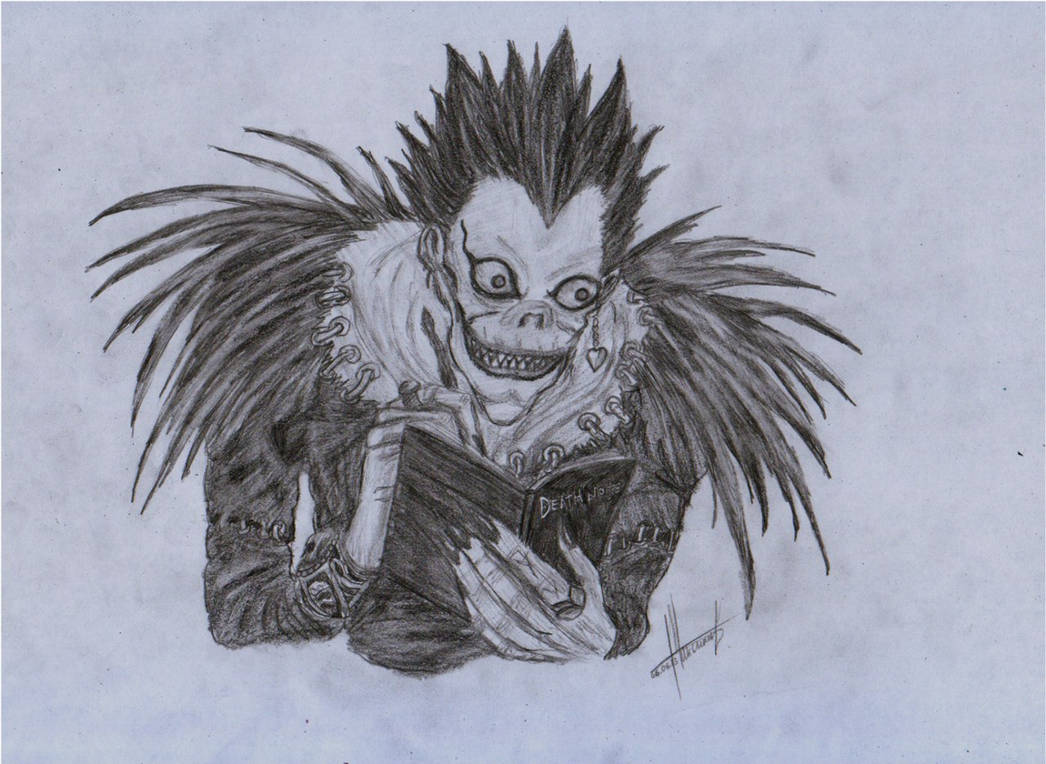 Death Note Bookends Ryuk (Death Note) by DienMaximus on DeviantArt