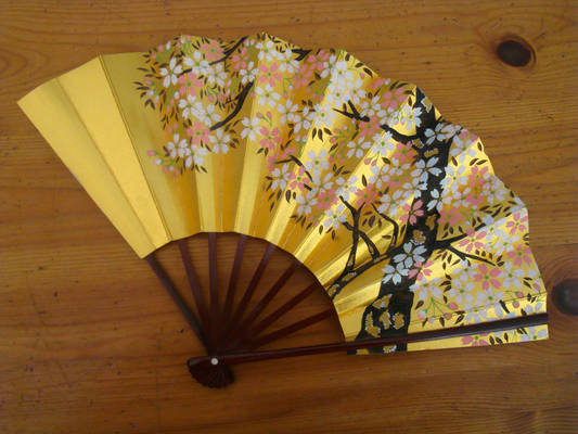 Stock: Cherry Blossom Fan