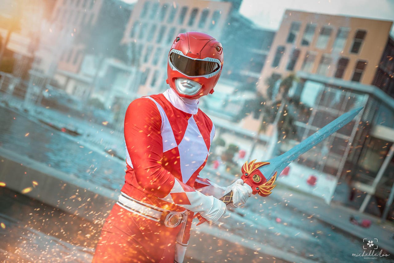 Mighty Power Rangers Red Ranger Red Ranger - Mighty Morphin Power Rangers by SovereignEX on DeviantArt