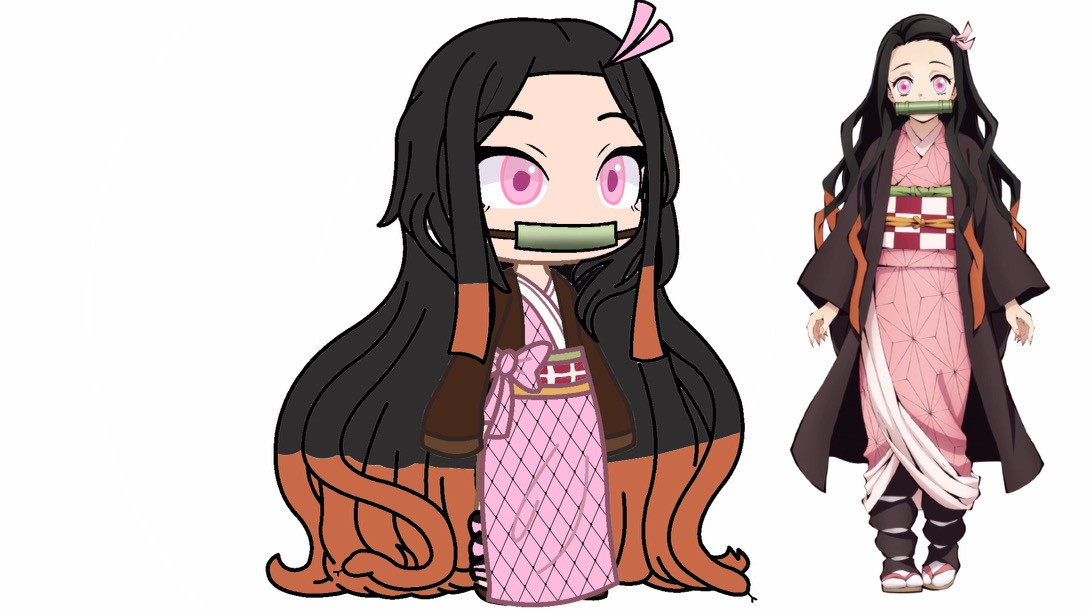 Como hacer a nezuko en gacha club🌸// Gacha Club// Gacha Life