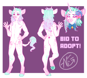 Unicorn boy - Auction adopt CLOSED