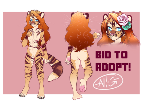 Tiger lady - Auction adopt CLOSED