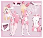 Valentine's day bunny - Adopt auction CLOSED
