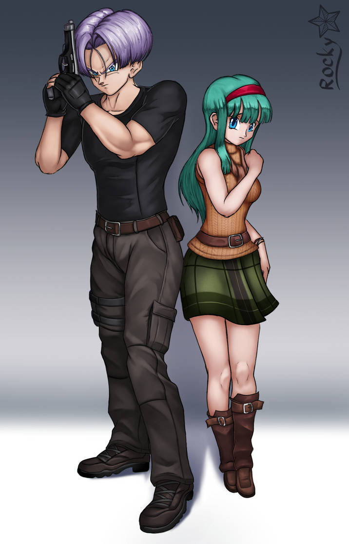 Trunks x Bulla (Resident Evil) by R0ckySt4r on DeviantArt