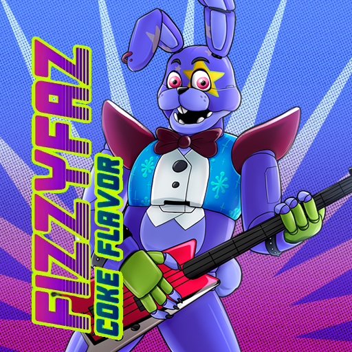 Glamrock Bonnie FizzyFaz poster by ValentinGaio on DeviantArt