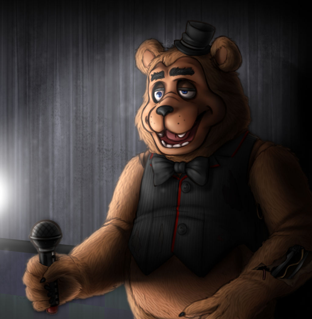 My Withered Freddy Fanart for the @Rainb0we (artist) Contest Art 💛💙
