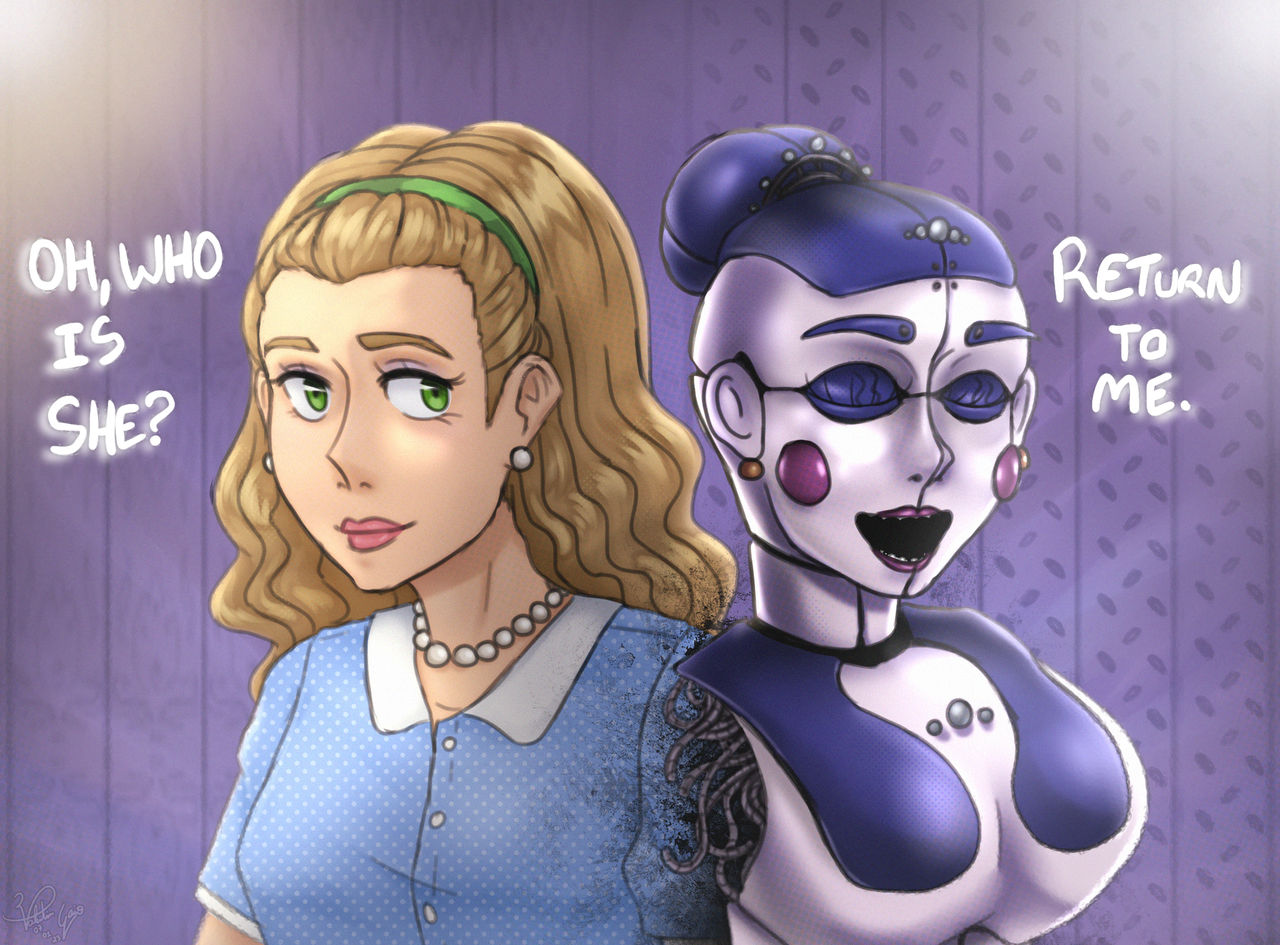 Oh, who is she? Mrs Afton by ValentinGaio on DeviantArt
