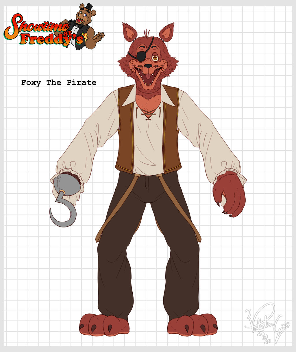 Foxy The Pirate - SaF Reference Sheet