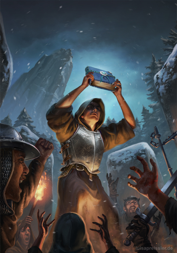 Das Blaue Buch - Dark Eye Cover by LuisaPreissler