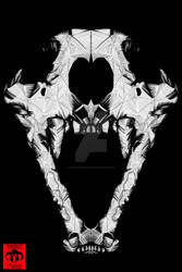 Wolf Skull X-Ray