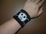 Kiriban - Skull Wristband by holls