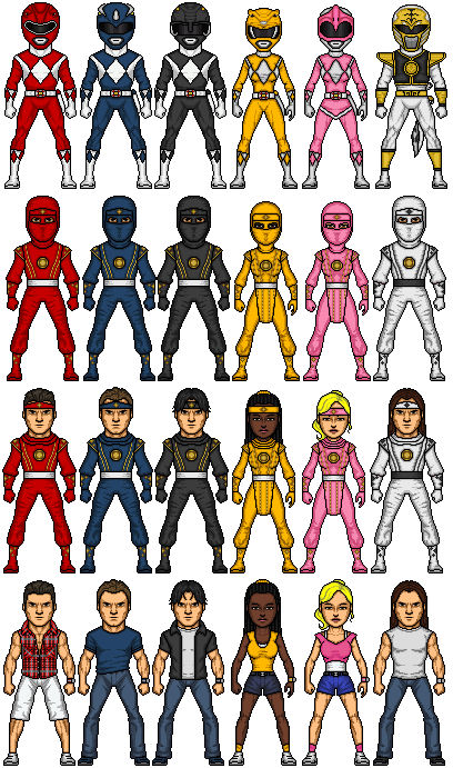 Mighty Morphin Power Rangers-3 by Omniferis on DeviantArt