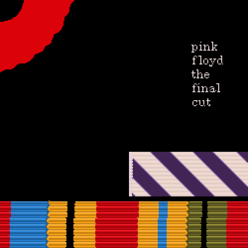 Pink Floyd Final Cut (pixel) by RedAdHoc on DeviantArt